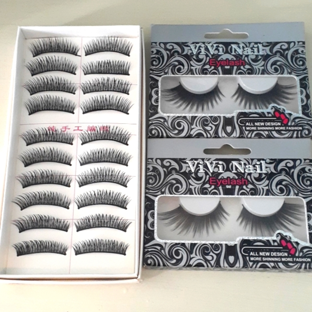 + 12 pairs of false lashes eyelashes
